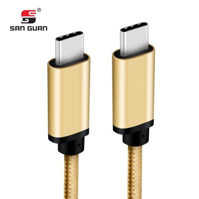 Type-C to Type-C 5Gbps 60W usb cable（gold）